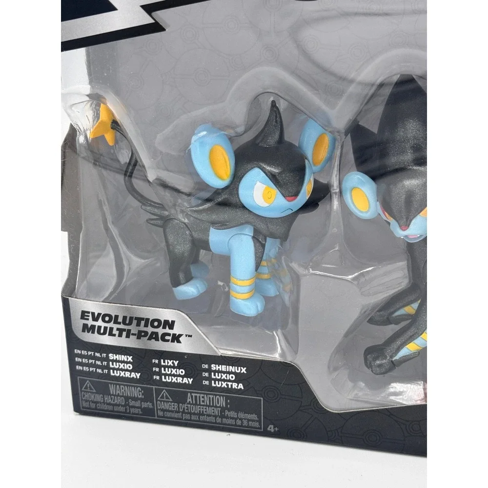 Pokemon Evolution Multi-Pack Shinx Luxio Luxray Special Finish Figures Jazwares